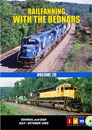 Railfanning with the Bednars Vol 20 DVD Conrail & D&H 1989