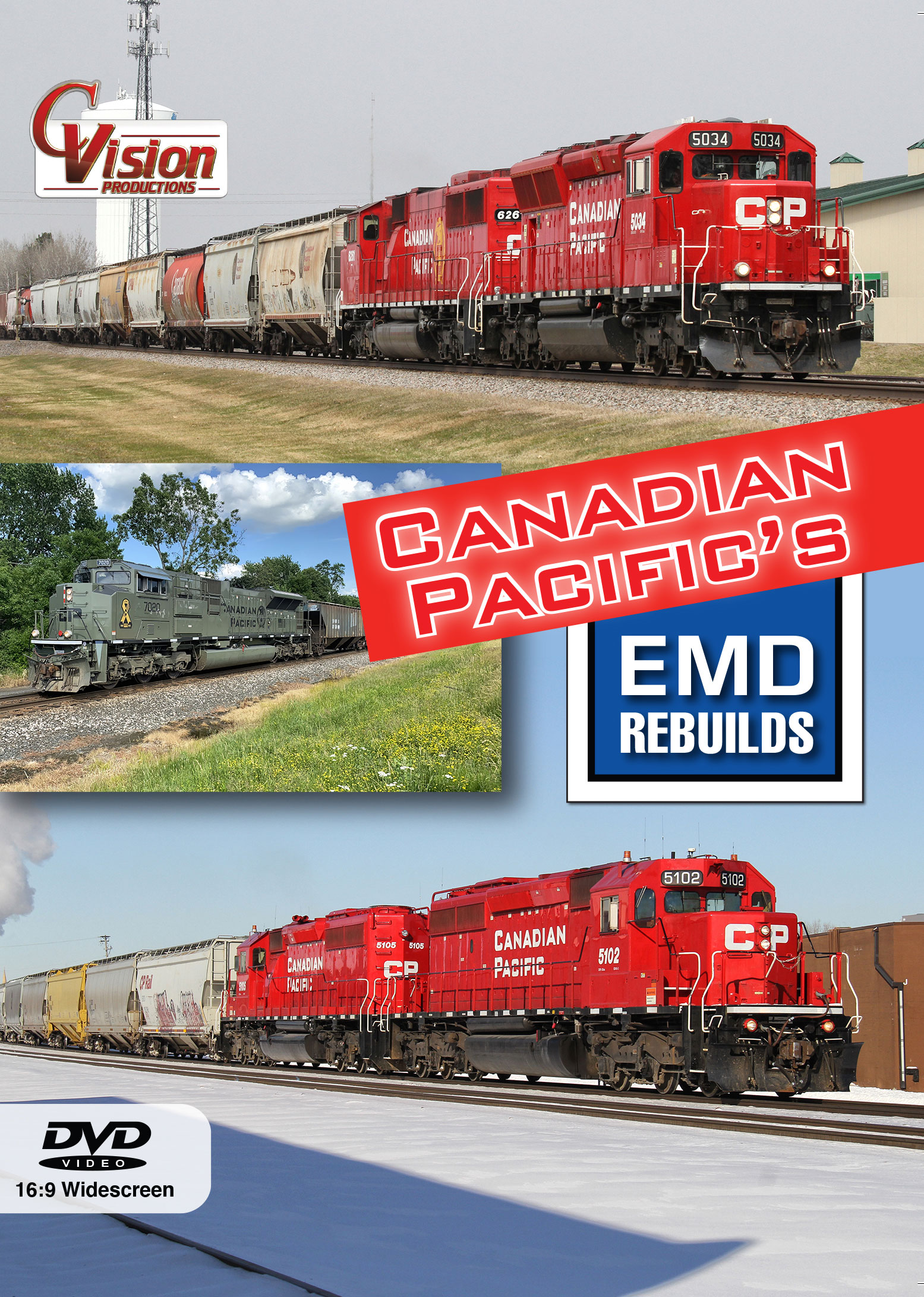Canadian Pacifics EMD Rebuilds DVD C Vision Productions CPEMDRBD