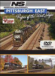 Norfolk Southerns Pittsburgh East Ropes of the West Slope DVD