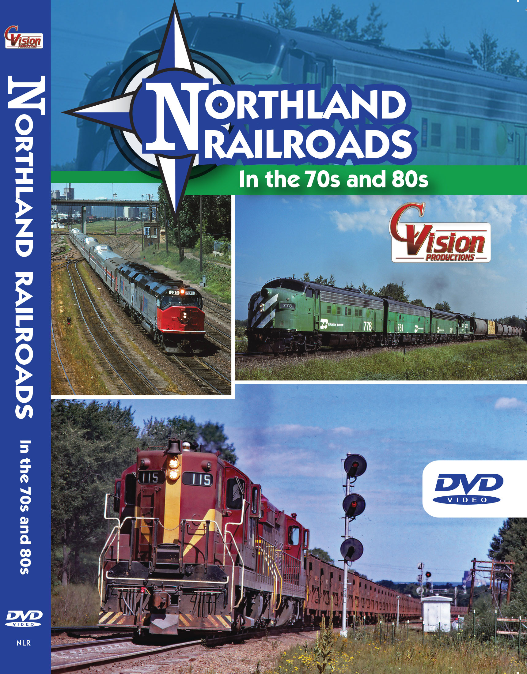 Northland Railroads in the 70s and 80s DVD C Vision Productions NLR