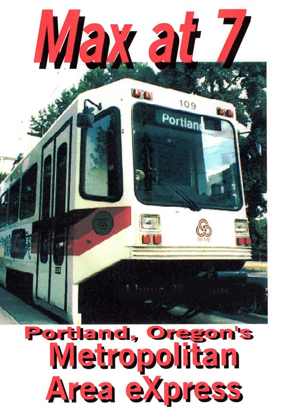 Portland's Max at 7 Metropolitan Area Express Carson Video