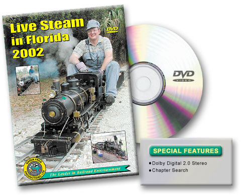 Live Steam in Florida 2002 - Four Layouts! DVD Green Frog Productions