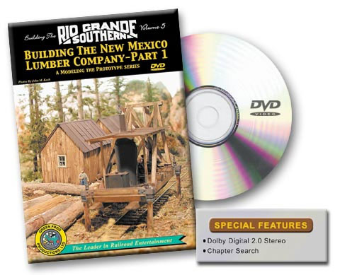 Building the Rio Grande Southern Volume 5 Building the New Mexico Lumber Company Part 1 DVD Green Frog Productions