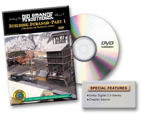 Building the Rio Grande Southern Volume 1 Building Durango Part 1 DVD Green Frog Productions