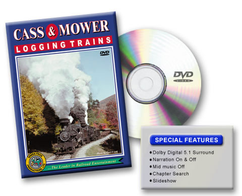 Cass & Mower Logging Trains DVD DVD Green Frog Productions