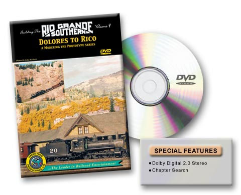 Building the Rio Grande Southern Volume 9 Dolores to Rico DVD Green Frog Productions