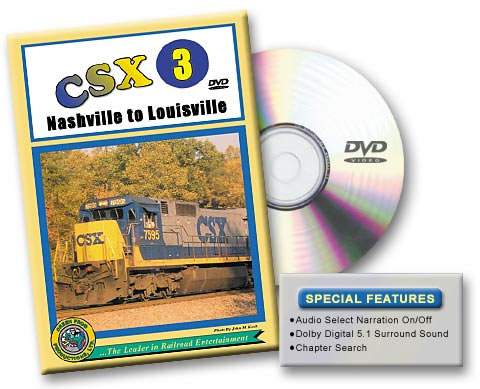 CSX 3 Nashville to Lousiville DVD Green Frog Productions