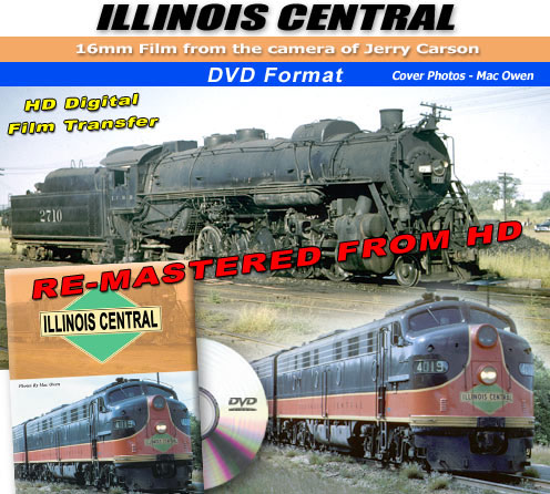 Illinois Central, Steam to Diesel DVD Green Frog Productions