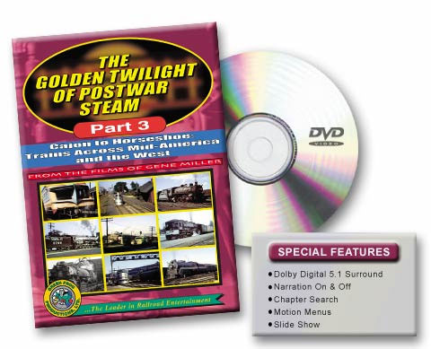Golden Twilight of Postwar Steam, Part 3 DVD Green Frog Productions