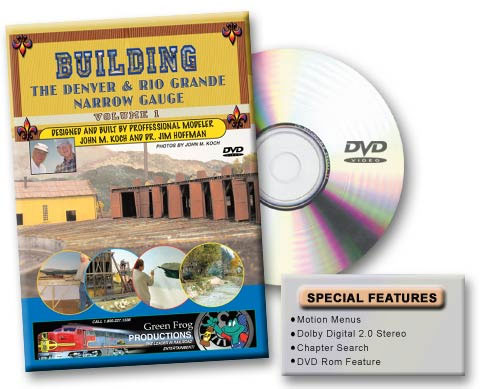 Building the Denver & Rio Grande Narrow Gauge Volume 1 DVD Green Frog Productions