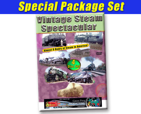 Vintage Steam Spectacular - 8 Shows - 4 Discs - 8 Hours DVD Green Frog Productions