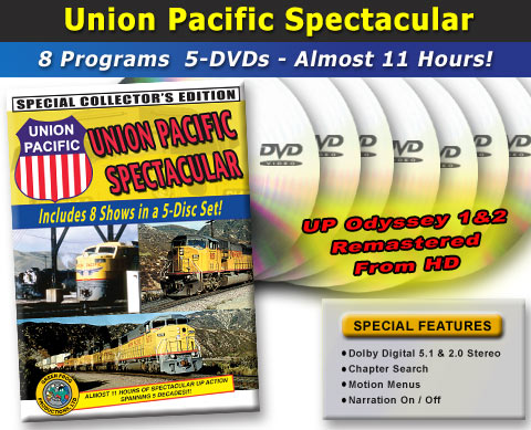 Union Pacific Spectacular - 8 Shows - 5 Discs - 10+ Hours! DVD Green Frog Productions