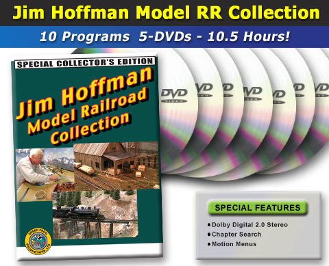 Jim Hoffman Model Railroad Collection - 10 Programs - 5 Disc Set DVD Green Frog Productions