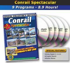 Conrail Spectacular 9 Disc Set DVD Green Frog Productions