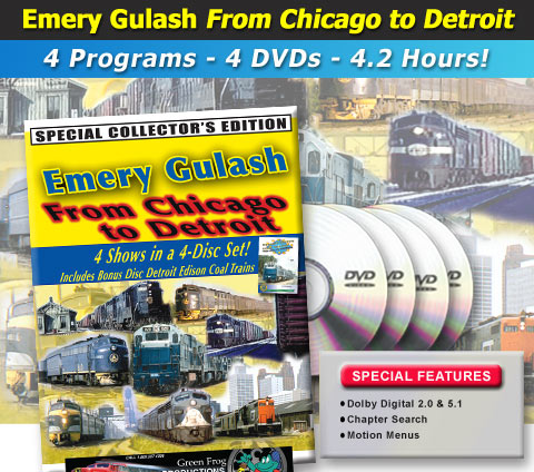 Emery Gulash From Chicago to Detroit 4 Shows 4 Discs DVD Green Frog Productions