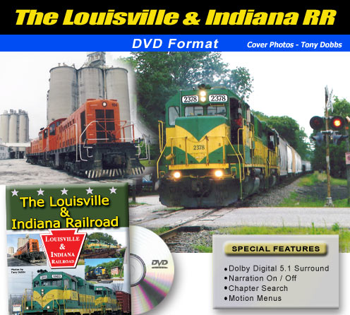 Lousiville & Indiana Railroad 2-Disc Set DVD Green Frog Productions