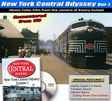 New York Central System New Central Odyssey Volume 1 Emery Gulash DVD
