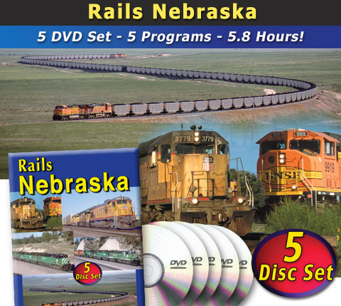 Rails Nebraska - 5 Programs - 5 Disc Set! DVD Green Frog Productions