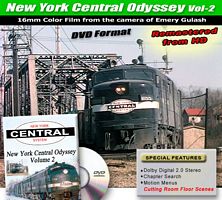 New York Central Odyssey Volume 2 Emery Gulash 2-Disc Set DVD