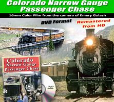 Colorado Narrow Gauge Passenger Chase - Emery Gulash DVD