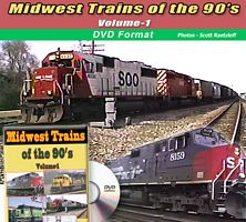 Midwest Trains of the 90s Volume 1 DVD