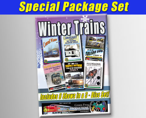 Winter Trains - 6 Shows in a 3-Disc Set DVD Green Frog Productions