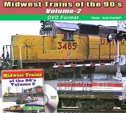 Midwest Trains of the 90s DVD Green Frog Productions