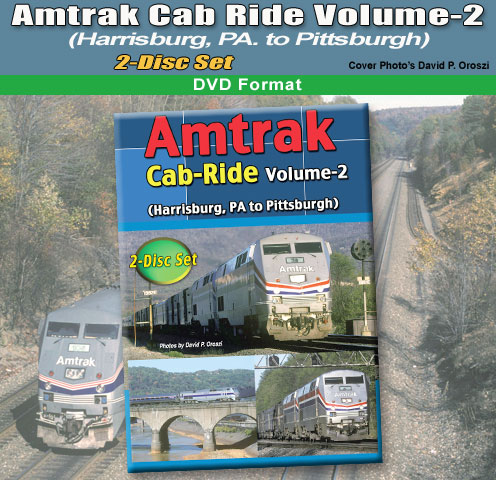Amtrak Cab Ride Harrisburg to Pittsburgh PA Volume 2 DVD Green Frog Productions