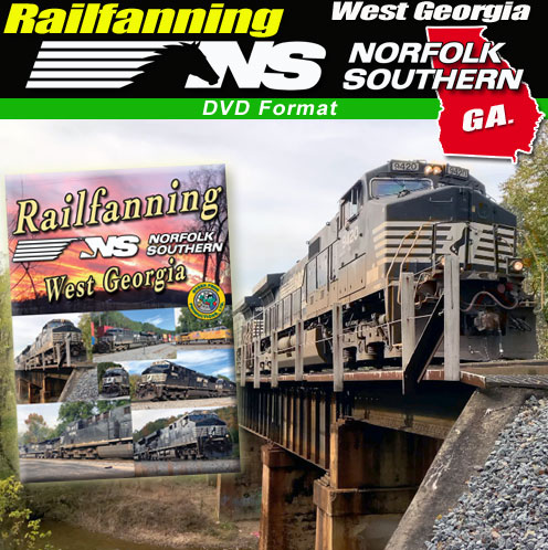 Railfanning Norfolk Southern West Georgia DVD Green Frog Productions
