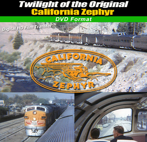 Twilight of the Original California Zephyr DVD Green Frog Productions