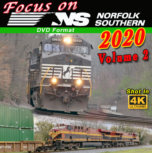Foxus on Norfolk Southern 2020 Volume 2 DVD Green Frog Productions