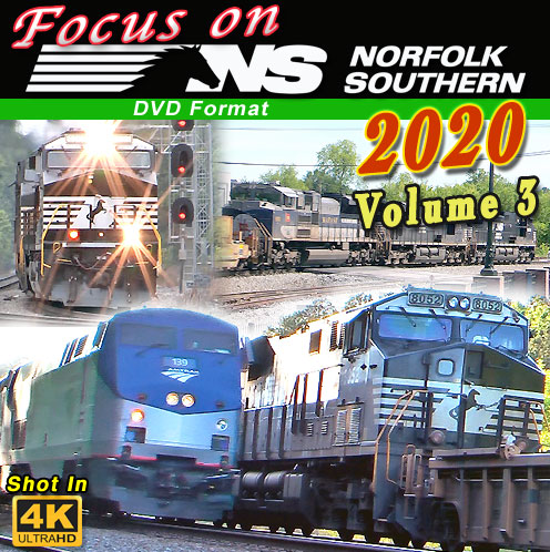Focus on Norfolk Southern 2020 Volume 3 DVD Green Frog Productions