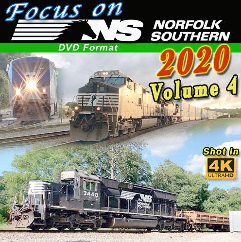 Focus on Norfolk Southern 2020 Volume 4 DVD Green Frog Productions