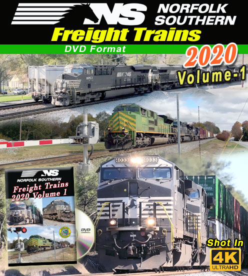 Norfolk Southern Freight Trains 2000 Volume 1 DVD Green Frog Productions
