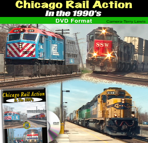 Chicago Rail Action in the 1990s DVD Green Frog Productions