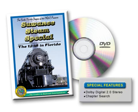 Suwanee Steam Special - The 1218 in Florida DVD Green Frog Productions