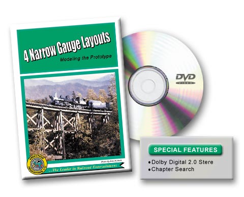 4 Narrow Gauge Layouts - Modeling the Prototype DVD Green Frog Productions