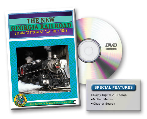 New Georgia Railroad - Steam at It's Best Ala the 1950s! DVD Green Frog Productions