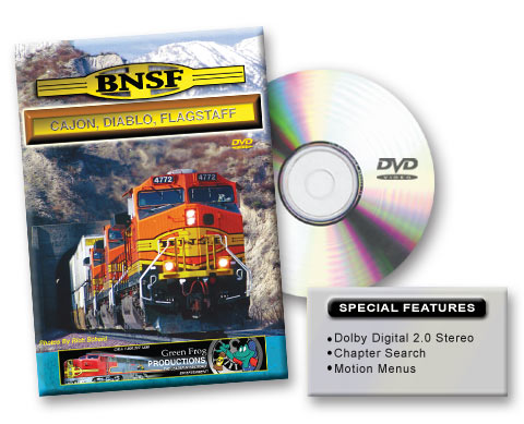 BNSF Cajon, Diablo, Flagstaff DVD Green Frog Productions