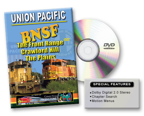 Union Pacific BNSF The Front Range - Crawford Hill - The Plains DVD Green Frog Productions