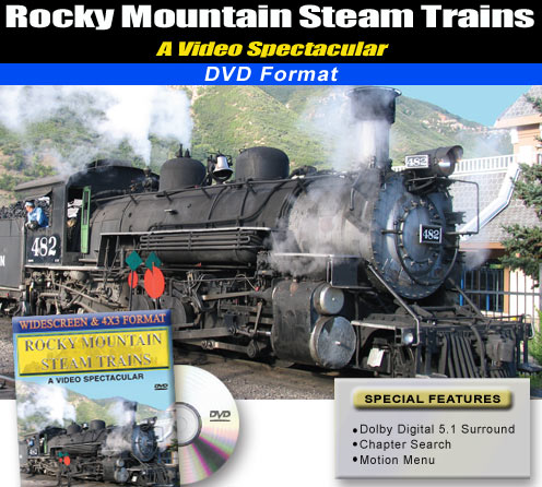Rocky Mountain Steam Trains Video Spectacular DVD Green Frog Productions