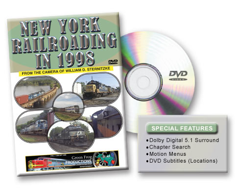 New York Railroading in 1998 DVD Green Frog Productions
