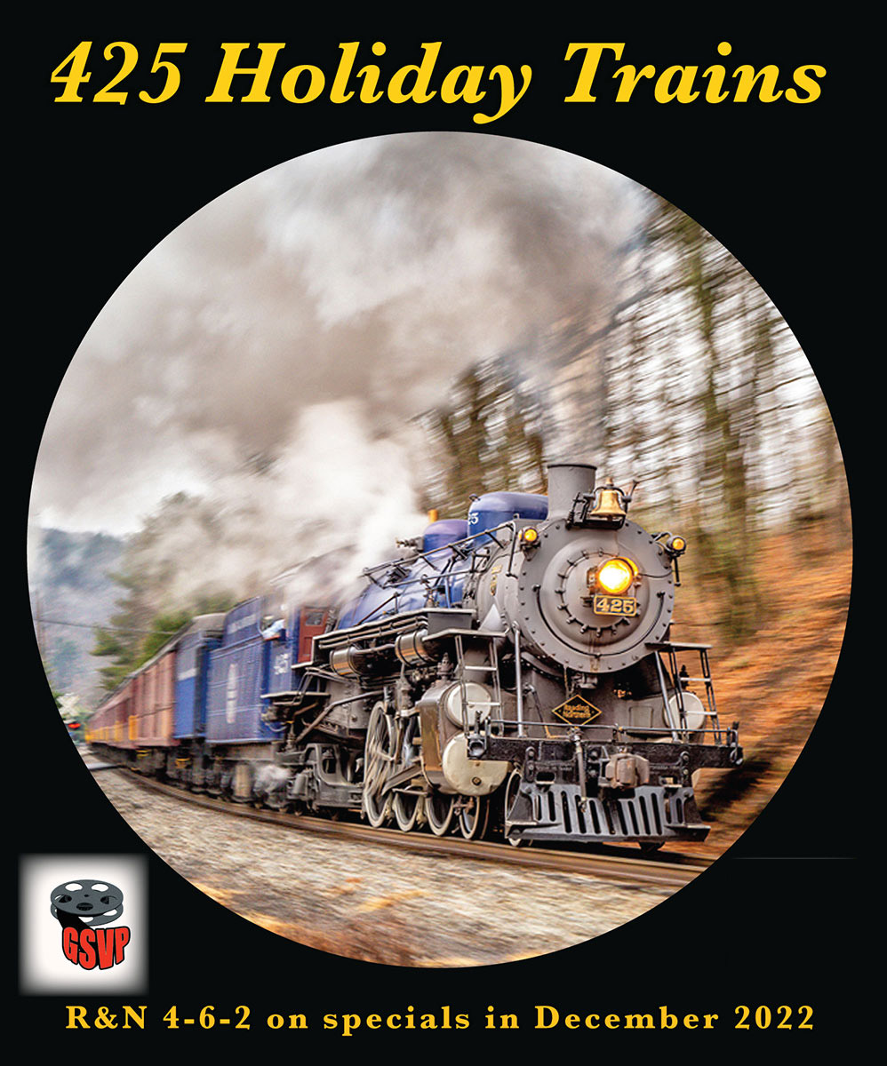 425 Holiday Trains Reading & Northern on Specials in December 2022 DVD Greg Scholl Video Productions GSVP-259 604435025999