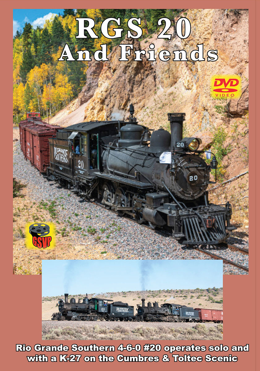 Rio Grande Southern 4-6-0 #20 And Friends DVD Greg Scholl Video Productions GSVP-251 604435025197