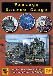 Vintage Narrow Gauge Rare Steam 1947-1966 DVD