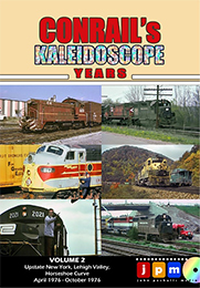 Conrails Kaleidoscope Years Vol 2 DVD Upstate New York Lehigh Valley Horseshoe Curve