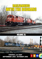 Railfanning With the Bednars Vol 25 Conrail D&H 1992-1993 DVD