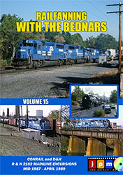 Railfanning with the Bednars Volume 15 DVD