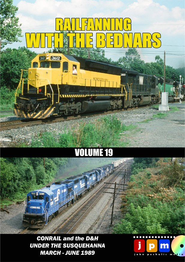 Railfanning with the Bednars Volume 19 DVD Conrail & the D&H John Pechulis Media RFWTBV19