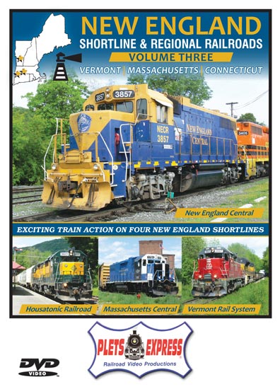 New England Shortline & Regional Railroads Vol 3 DVD Plets Express 119NESL3 753182981192